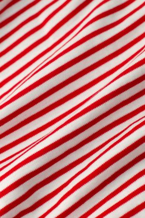 11 Men's Pima Cotton Long Sleeve Sleep Set – Classic Red Voyager Stripe Pajama Set