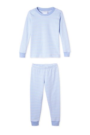 11 Kids Long-Long Set in Hydrangea - Soft Comfortable Children's Matching Pajama Set