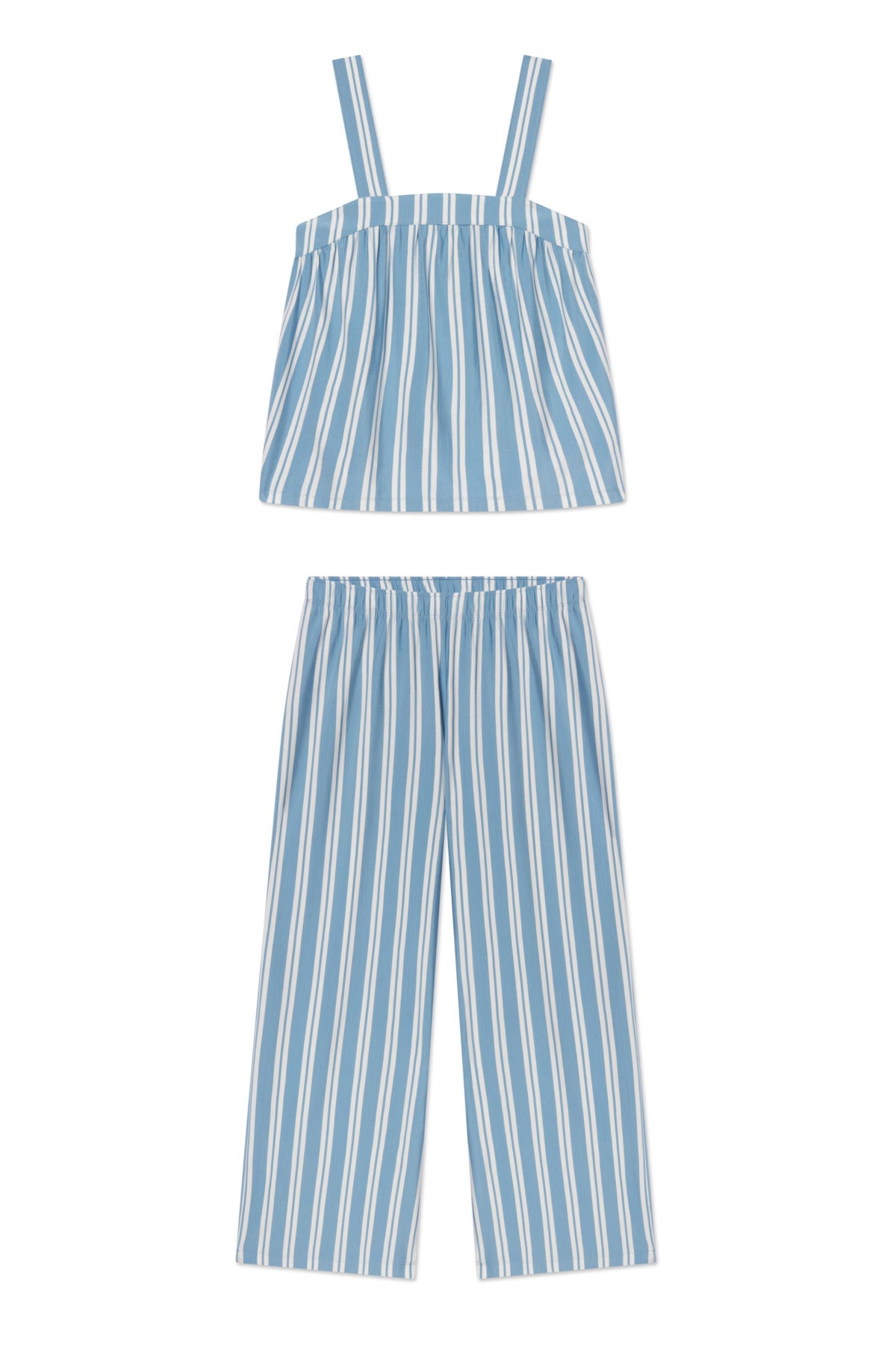 DreamModal™ Daydream Pants Set in Serene Blue Stripe - 11 Brand Comfort Fit Sleepwear