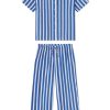 11 Nantucket Pants Set in Seaport Sail Stripe – Women's Matching Lounge Set