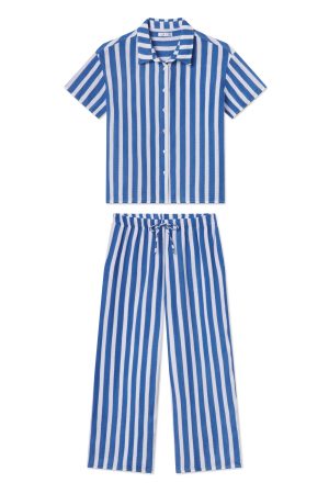 11 Nantucket Pants Set in Seaport Sail Stripe – Women's Matching Lounge Set
