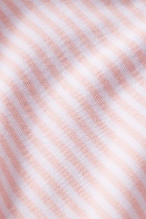 Pima Cotton Maternity Nightgown – English Rose Stripe Sleepdress for Pregnancy & Postpartum