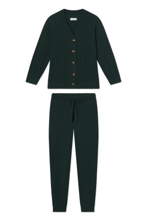 11 Brand Vesper Jogger Set in Conifer – Stylish Men's Activewear Pants with Modern Fit