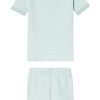 11 Kids Shorts Set in Parisian Green - Matching Summer Outfit for Boys & Girls