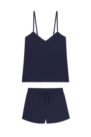 11 DreamModal™ Cami Shorts Set - English Navy Matching Lounge Set