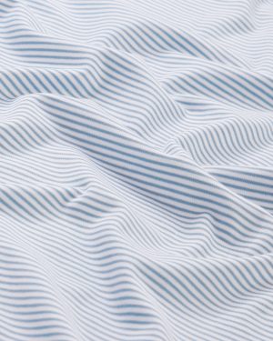 11 Men's Pima Cotton Anchor Blue Bar Stripe Sleep Pants for Men