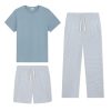 11 Men's Pima Sleep Bundle in Anchor Blue - Premium Soft Pajama Set for Men