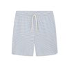 11 Men's Pima Cotton Sleep Shorts – Anchor Blue Bar Stripe Lounge Shorts for Men