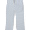 11 Men's Pima Cotton Anchor Blue Bar Stripe Sleep Pants for Men