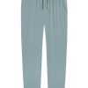 11 Men's Bamboo Lounge Pants - Stone Blue Soft Casual Sweatpants for Men