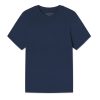 11 Men's Bamboo Short Sleeve T-Shirt - Sea Depth Color, Eco-Friendly & Soft Crew Neck Tee