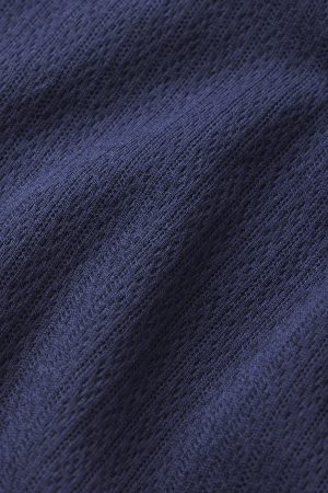 11 Pointelle Pants Bundle – English Navy Lightweight Knit Trousers for Women