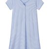 11 Brand Pima Maternity Nightgown in Hydrangea - Soft Comfortable Pregnancy Sleep Gown
