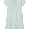 Pima Cotton Maternity Nightgown in Parisian Green – Soft & Stretchy Pregnancy Sleepwear by 11