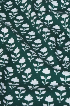 11 by Pima Crew - Wide Leg Pajama Set in Frasier Bloom Print | Soft Luxury Sleepwear