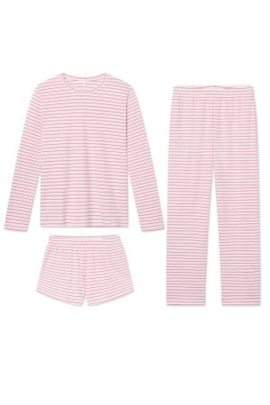 11 Pima Cotton Long Sleeve Crew Neck Sweater Bundle – Winterberry Rowing Stripe