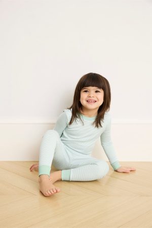 11 Kids Long Set in Parisian Green - Stylish Children's Long Sleeve Outfit