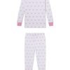 Kids Pink Heart Matching Long Sleeve Top and Pants Set - 11 Brand