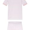 11 Brand Kids Shorts Set in English Rose Triple Stripe Design