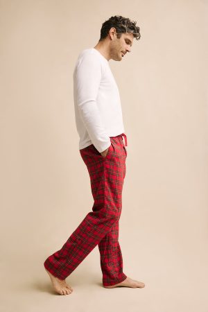 11 Men's Flannel Pajama Pants - Holiday Tartan Plaid Sleep Pants for Men
