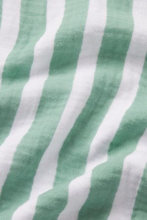 11 Nantucket Shorts Set in Granite Green Sail Stripe - Matching Summer Outfit for Men