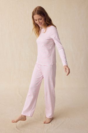 11 Pima Cotton Long Sleeve Crew Neck Sweater Bundle – Winterberry Rowing Stripe