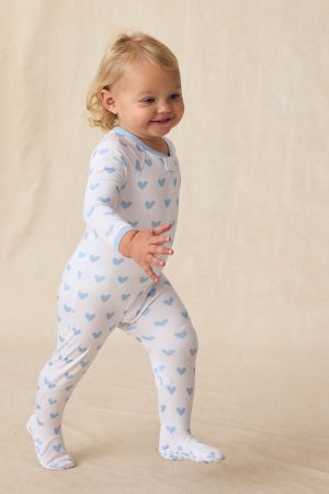 Baby Sleeper - French Blue Heart Design Sleep Sack for Infants | Brand 11
