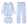 11 Pima Cotton Long Sleeve Top Bundle in Hydrangea Blue | Soft Premium Knit Set